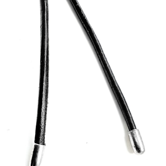 NWT Persona Lariat leather & Sterling Silver necklace - Picture 5 of 5